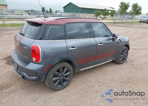 2016 Mini Countryman Cooper S из США, поврежденный, VIN WMWZC3C59GWT08098